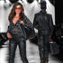 HEED NYC Women's Black Leather Pants